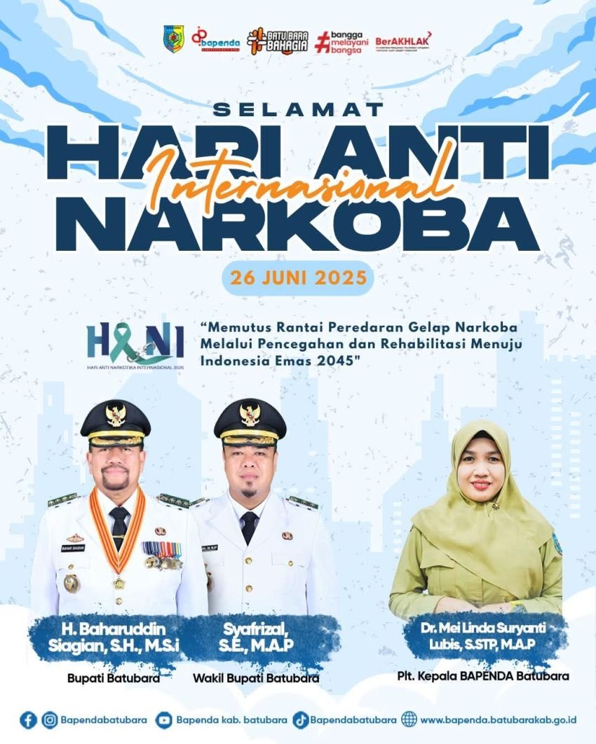 Bapenda Batu Bara Dukung HANI 2025: Lindungi Generasi, Tolak Narkoba!