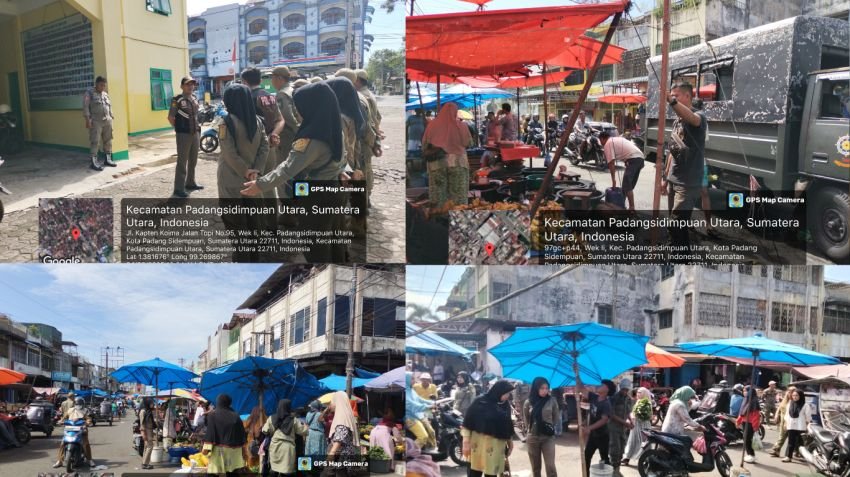 Satpol PP Kota Padangsidimpuan Gelar Penegakan Perda untuk Tertibkan PKL di Jalan Protokol