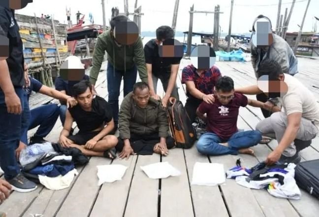 TNI AL Gagalkan Penyelundupan 4,5 Kg Sabu di Asahan, Tiga Kurir Asal Jatim Ditangkap