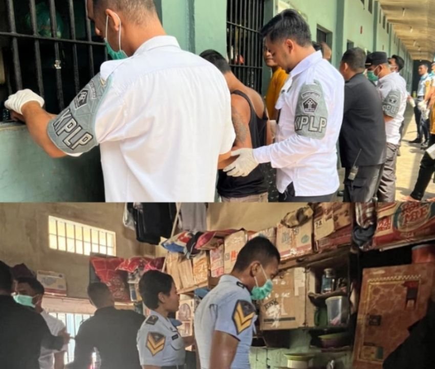 Lapas Labuhan Ruku Gelar Razia Rutin di Blok Akasia, Pastikan Keamanan Tetap Terjaga