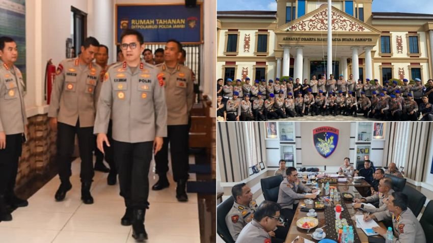 Kapolda Jambi Kunjungi Mako Ditpolairud, Tekankan Profesionalisme dan Perawatan Almatsus