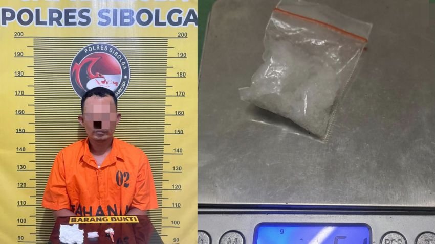 Sat Resnarkoba Polres Sibolga Berhasil Ungkap Kasus Sabu, Amankan Pelaku dan Barang Bukti