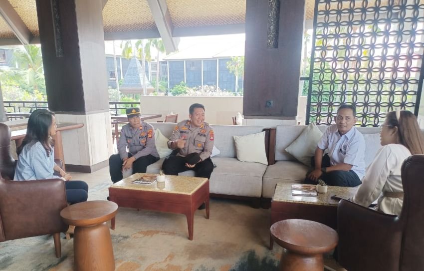 Kapolsek Denpasar Selatan Sambangi Hotel Intercontinental Sanur, Tegaskan Komitmen Jaga Kamtibmas