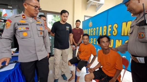 Polisi T3mbak 2 Tersangka Residivis Spesialis Pembobol Rumah di Sunggal