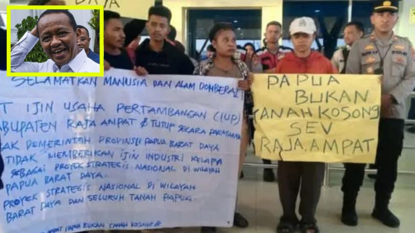Kunjungi Sorong, Bahlil Diteriaki "Penipu": Dinilai Tak Jujur Soal Tambang Nikel Raja Ampat