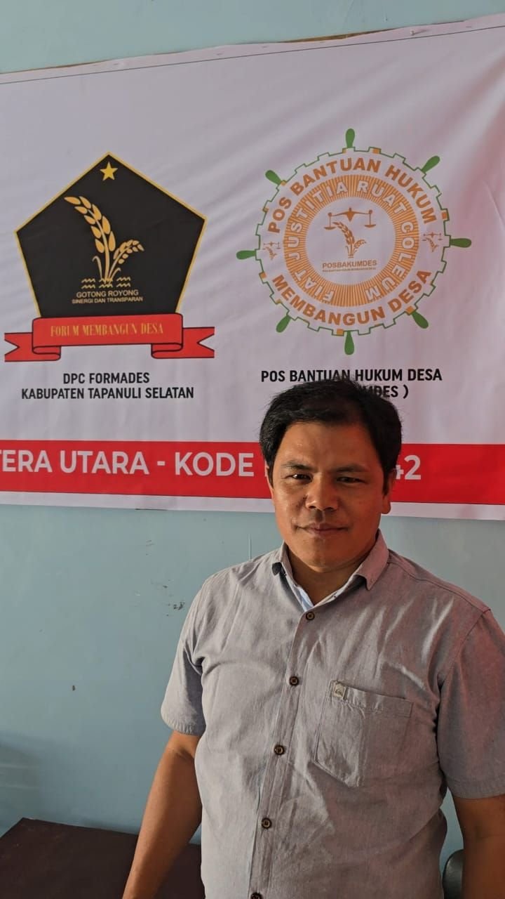 Ketua FORMADES Tapsel Ucapkan Selamat kepada AKBP Yon Edi Winara sebagai Kapolres Tapanuli Selatan