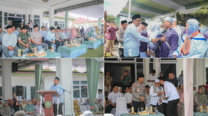 Haru! 359 Jamaah Haji Asal Padangsidimpuan Tiba di Kampung Halaman, Satu Wafat di Tanah Suci