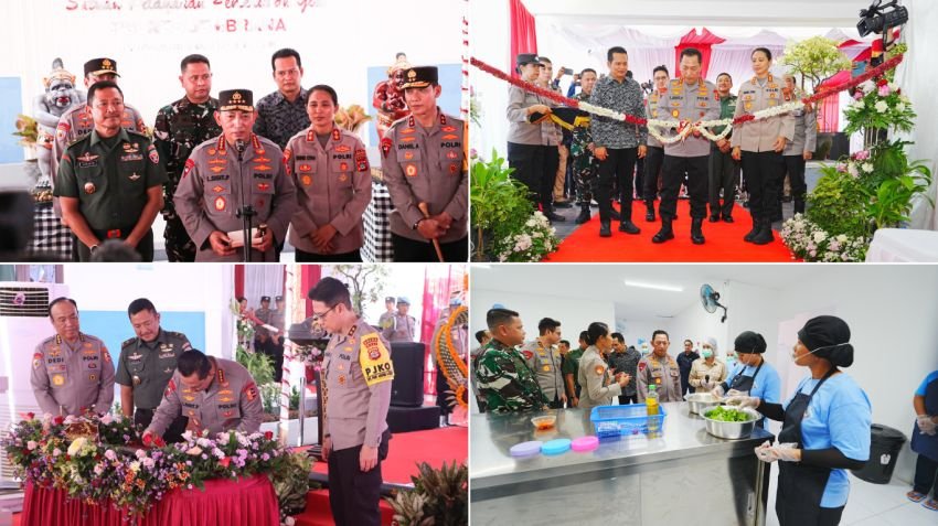 Kapolri Resmikan Satuan Pelayanan Pemenuhan Gizi (SPPG) Polres Jembrana, Dukung Langsung Program MBG Presiden Prabowo