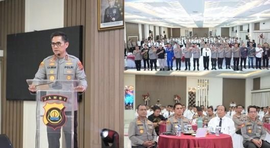 Kapolda Jambi Buka Rakernis Intelkam, Tekankan Pentingnya Deteksi Dini Ancaman Keamanan