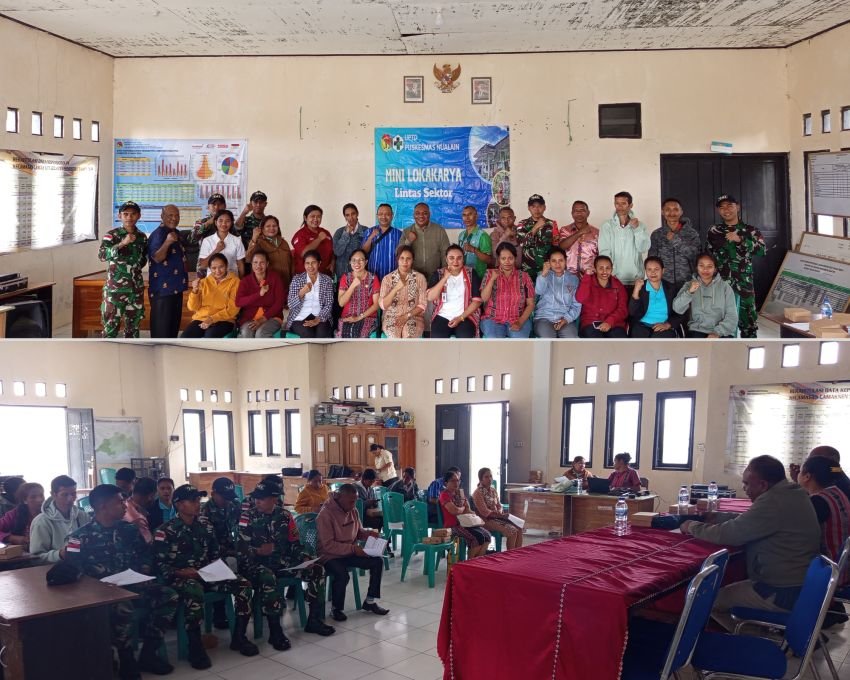 Pos TNI dan Puskesmas Hadiri Lokakarya Mini Lintas Sektor di Lamaknen Selatan, Perkuat Sinergi Tingkatkan Layanan Kesehatan