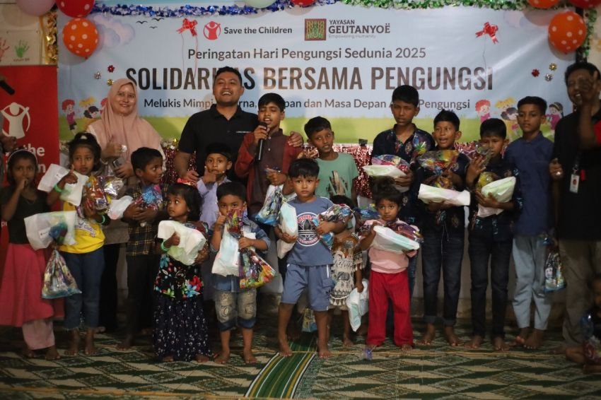 Pengungsi Rohingya di Pidie Rayakan Hari Pengungsi Sedunia 2025 di Camp Mina Raya