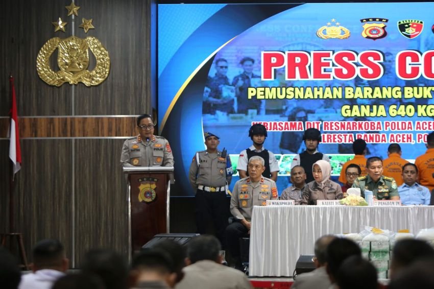 Kapolda Aceh: Pengedar Narkoba Akan Dikenakan TPPU untuk Beri Efek Jera