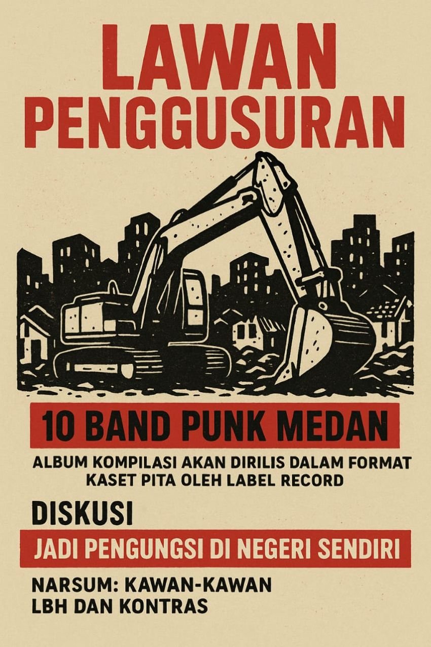 Lawan Penggusuran: Suara Punk dari Reruntuhan Kota