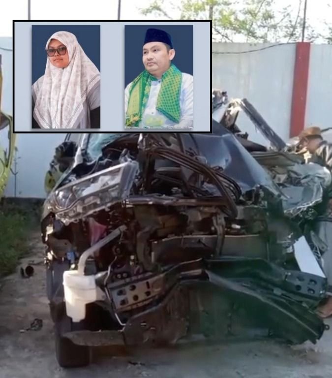 Ketua PCNU Pamekasan dan Istri T3was dalam Kecelakaan Maut di Tol Paspro