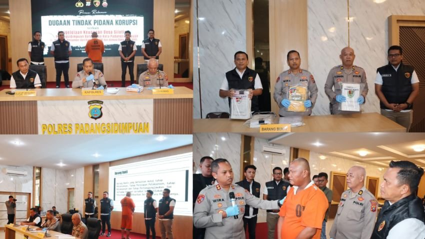 Mantan Kades Siloting Resmi Ditahan Polres Padangsidimpuan Terkait Dugaan Korupsi Dana Desa