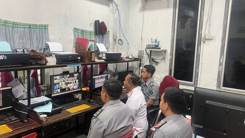 Lapas Labuhan Ruku Ikuti Zoom Pengendalian Overstaying Tahanan, Dukung Target Kinerja Ditjenpas Tahun 2025