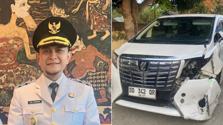 Alphard Wakil Bupati Mamuju Tabrak Lansia hingga T3was, Plat Mobil Diduga Bodong!