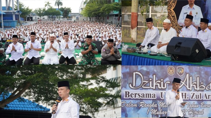 Rutan Kelas I Medan Gelar Dzikir Akbar Bersama 900 Warga Binaan Sambut 1 Muharram 1447 H