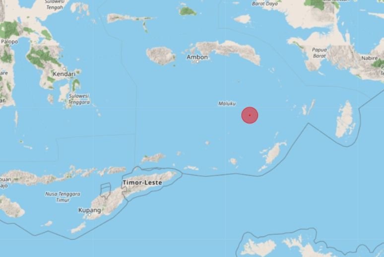 Gempa Magnitudo 5,1 Guncang Tanimbar Maluku, Tidak Berpotensi Tsunami