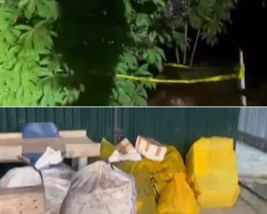 Miris! Polisi Bongkar Penampungan Limbah Medis Berbahaya yang Ditimbun dan Ditanami Singkong di Pekanbaru