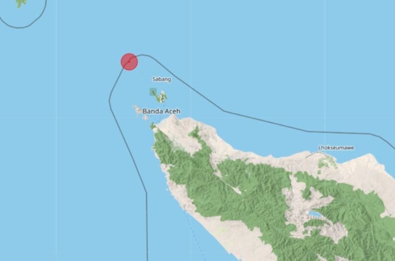 Gempa Magnitudo 5,0 Guncang Sabang, Tidak Berpotensi Tsunami