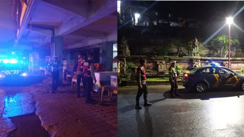 Polsek Bangli Gencarkan Blue Light Patrol, Cegah Kejahatan Malam Hari