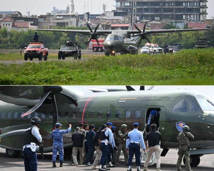 Kosek I Gelar Latihan Hanud Cakra C-25, F-16 TNI AU Laksanakan Pemaksaan Mendarat Pesawat Asing