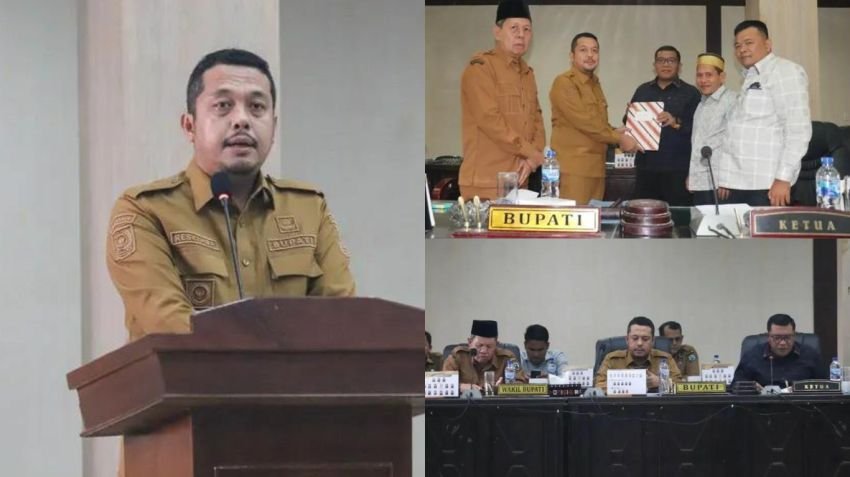 Bupati Paluta Reski Basyah Harahap Hadiri Paripurna Pengesahan Hasil Reses Tahap II DPRD Tahun 2025