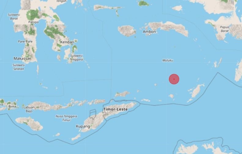 Gempa Magnitudo 5 Guncang Kepulauan Tanimbar, BMKG: Tidak Berpotensi Tsunami