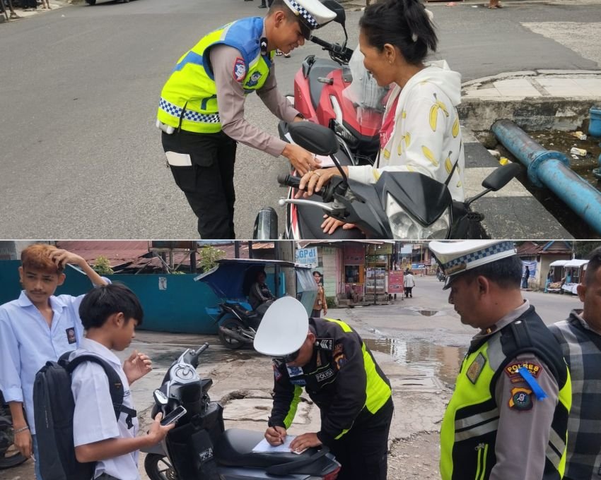Minimalisir Pelanggaran Lalu Lintas, Polres Sibolga Gelar Razia dan Tilang di Sejumlah Titik Strategis