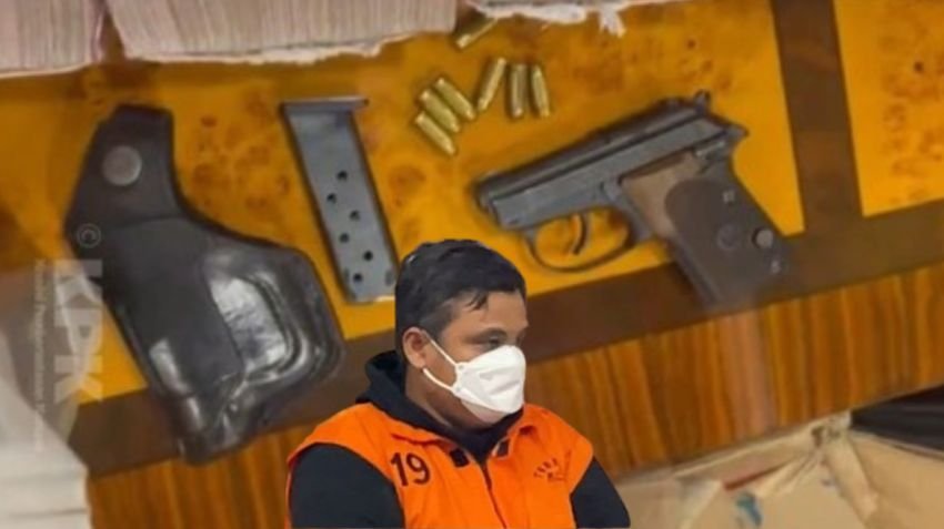 KPK Sita Dua Pistol di Rumah Topan Ginting, Perbakin Medan Pastikan Senjata Legal