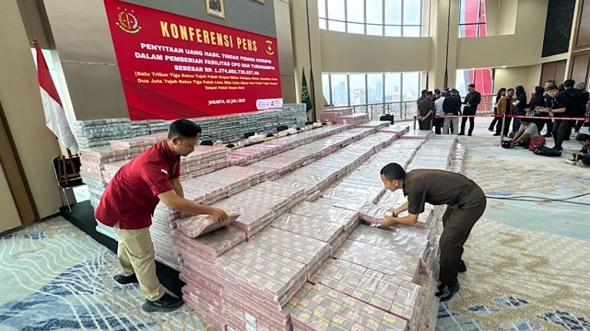 Ini Alasan Kejagung Tampilkan Uang Rp 1,3 T Sitaan CPO Ke Publik