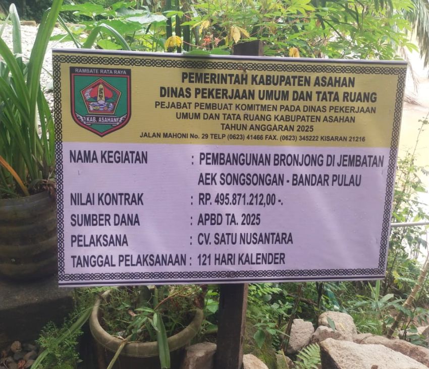 Pembangunan Bronjong di Asahan Dipantau Ketat, LSM: Patut Diduga Ada Kesepakatan Tertentu