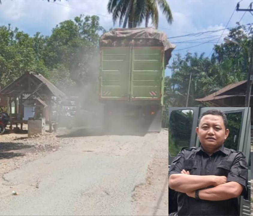 LMPN Sumut Soroti Aktivitas Truk Sawit di Palas: Cemari Udara dan Rusak Jalan Warga