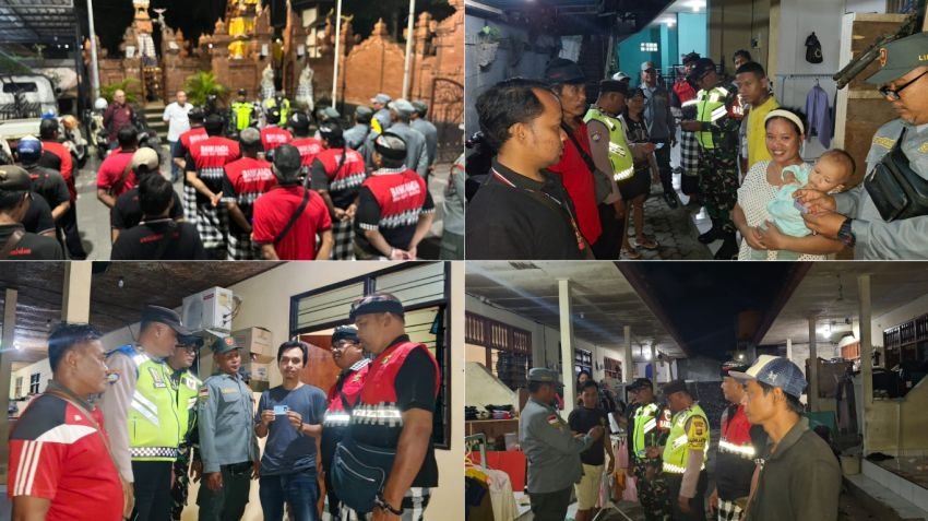 Polsek Denpasar Selatan Gelar Pendataan Penduduk Non Permanen di Kelurahan Sesetan