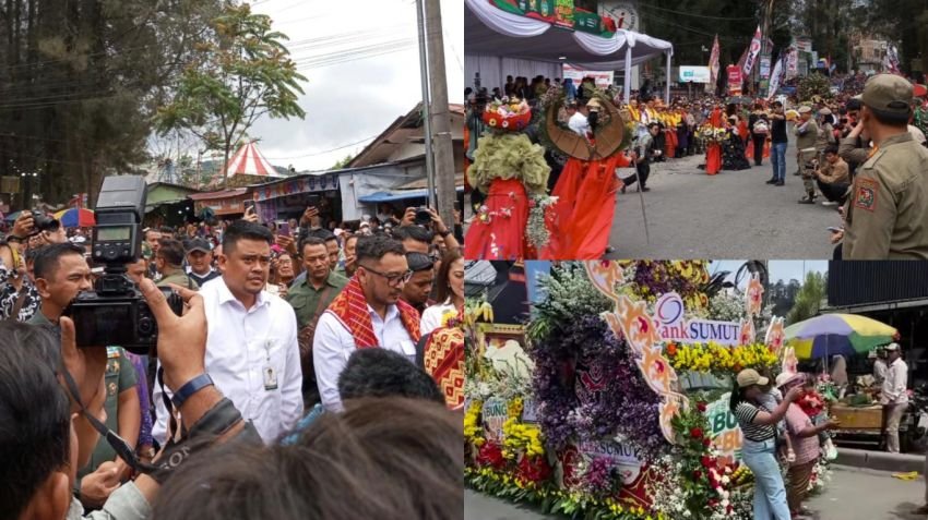Festival Bunga dan Buah 2025 Resmi Dibuka di Berastagi, Gubsu Bobby Nasution dan Wamenbud Giring Hadir