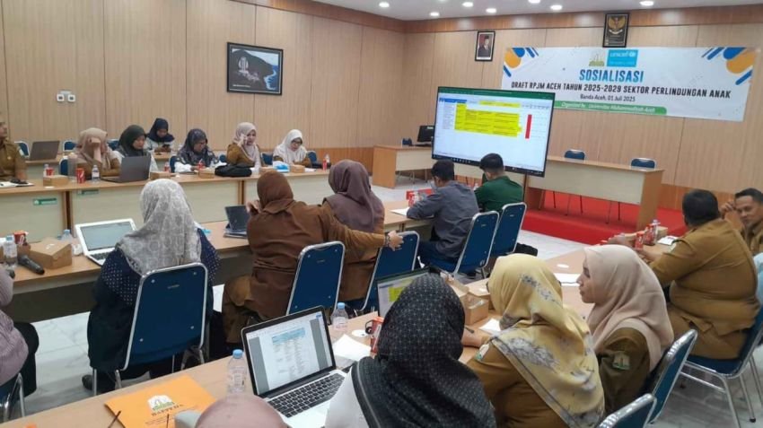 UNICEF Dukung Penyusunan Draft RPJM Aceh 2025&ndash;2029 Khusus Sektor Perlindungan Anak