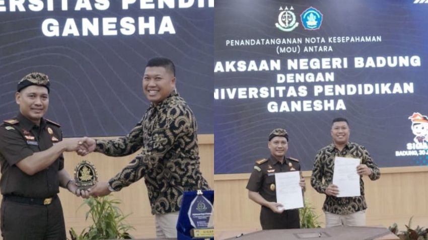 Kejari Badung Teken MoU dengan Fakultas Hukum Undiksha: Sinergi Akademisi dan Penegak Hukum Diperkuat