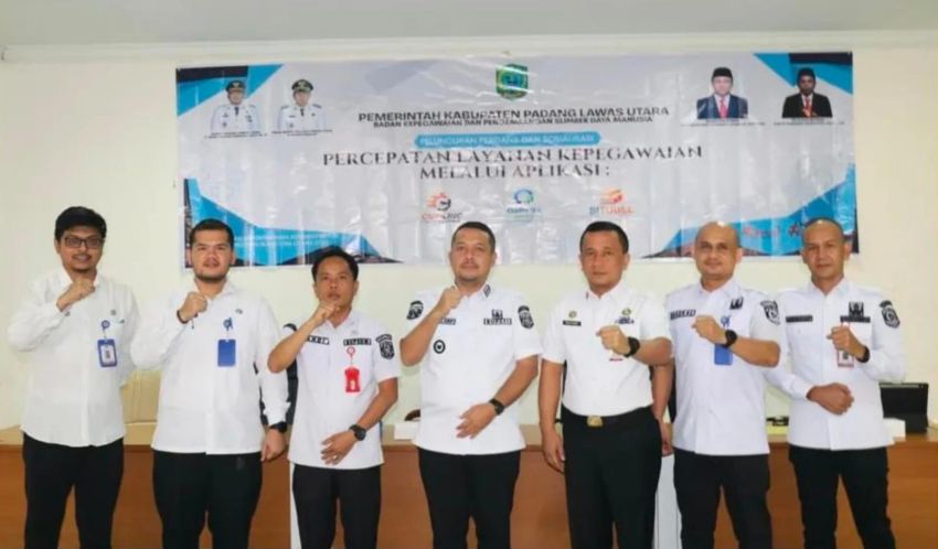 Pemerintah Kabupaten Padang Lawas Utara Luncurkan Aplikasi Layanan Kepegawaian Digital