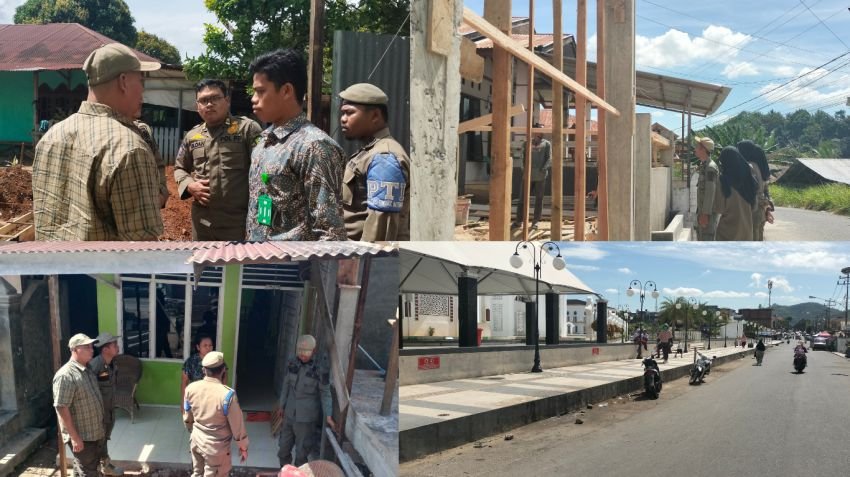 Satpol PP Padangsidimpuan Tertibkan PKL dan Bangunan Tak Berizin, Fokuskan Penegakan Perda