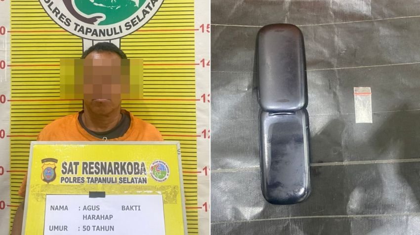 Tertangkap Tangan! Warga Padang Bolak Diduga Edarkan Sabu, Polisi Amankan Barang Bukti