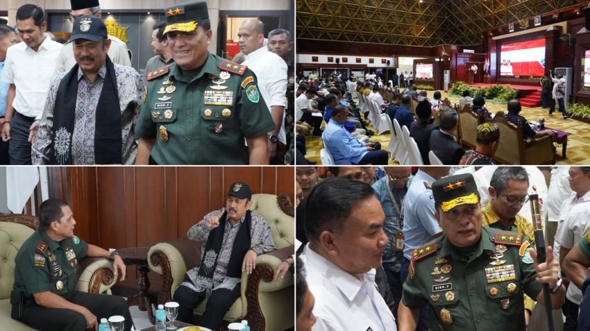 Kedatangan Menteri PPN/Bappenas Disambut Pangdam IM dan Ketua Persit KCK Daerah IM di Banda Aceh