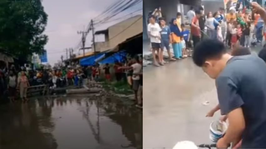 Warga Mancing di Jalan Rusak, Pemkab Deli Serdang Janji Perbaikan Segera