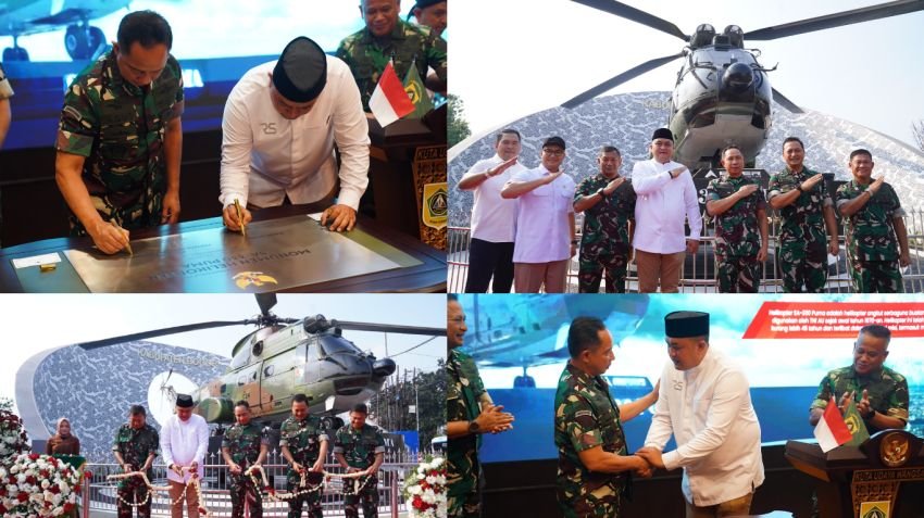 Panglima TNI Resmikan Monumen Helikopter SA-330 Puma di Bogor, Wujud Penghormatan untuk Alutsista Legendaris