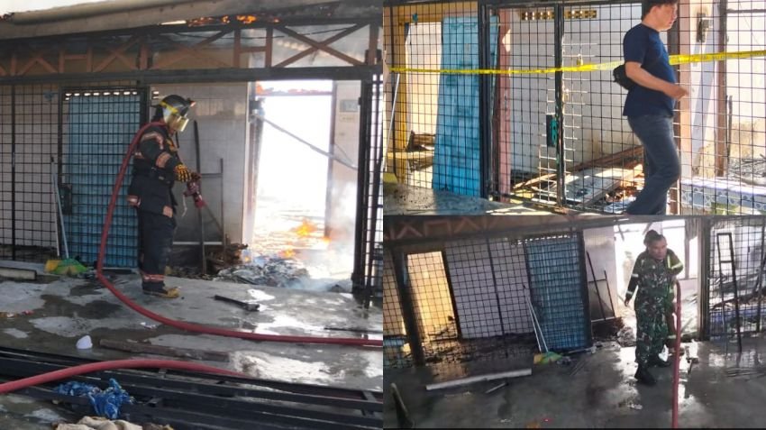 Kebakaran Gudang Busa Produksi Spring Bed di Medan Denai, Kerugian Ditaksir Rp500 Juta