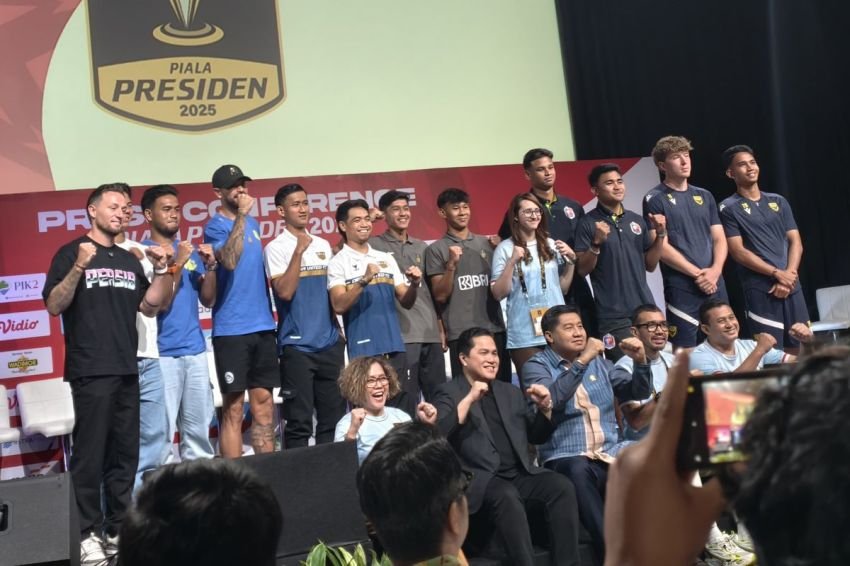 Suasana Hangat dan Canda Warnai Preskon Piala Presiden 2025: Pemain Timnas Saling Sapa dan Sindir Lucu