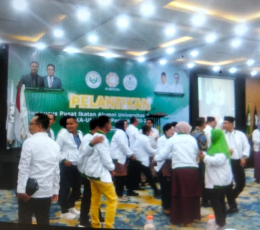 Jafaruddin Harahap Kembali Dilantik Sebagai Ketua Umum IKA Unimed 2025–2029