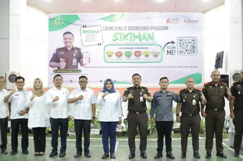 Wabup Madina dan Kajari Luncurkan Aplikasi SIKIMAN, Permudah Akses Pendampingan Hukum