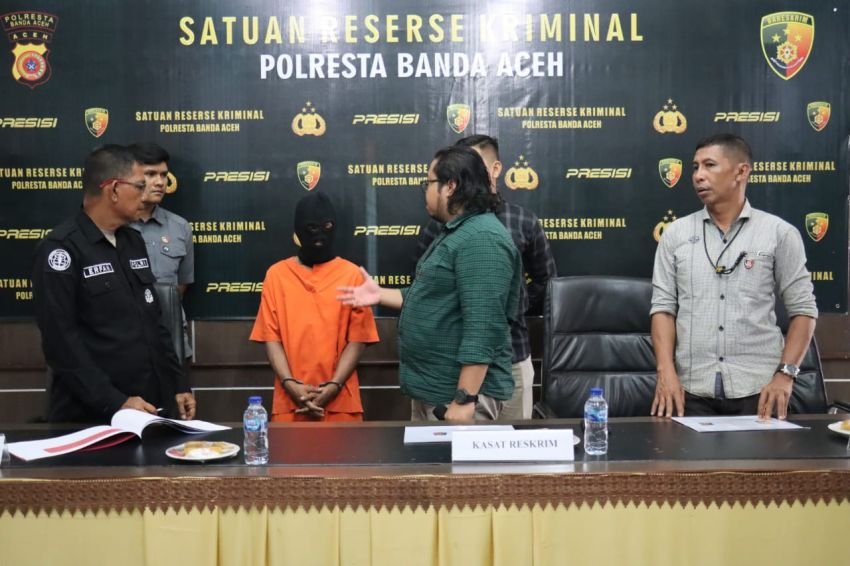 Polresta Banda Aceh Amankan Pria Diduga Terlibat Kasus Kekerasan Seksual terhadap Anak di Bawah Umur