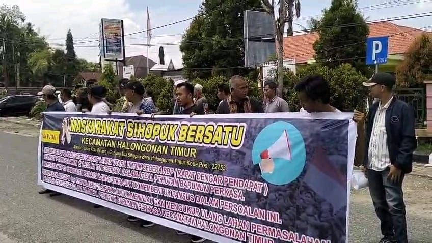 Konflik Agraria Masyarakat Sihopuk dengan PT Hutan Barumun Perkasa Tak Kunjung Usai Sejak 1979